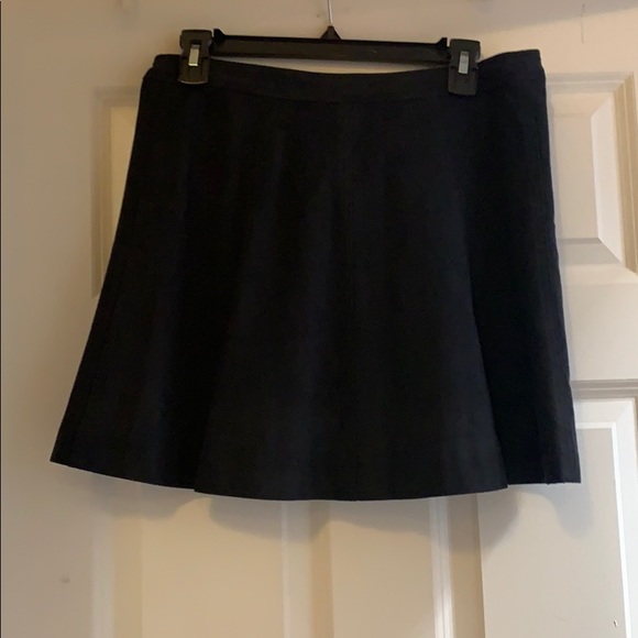 Navy suede skirt - Picture 3 of 3